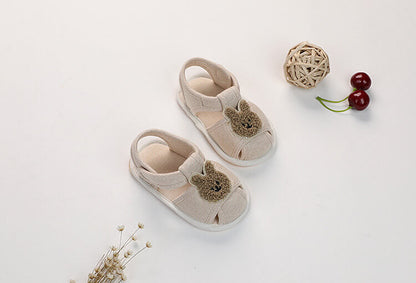 Teddy Beige Zomer Sandalen