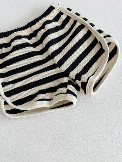 Nova Beach Bear - Streepjes T-Shirt & Korte Broek